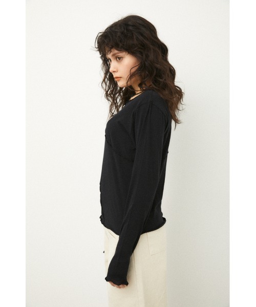 LAGUA GEM（ラグアジェム）の「RANDOM LINE TOPS（Tシャツ/カットソー・レディース・ホワイト/ブラック・FREE）」の20枚目の写真