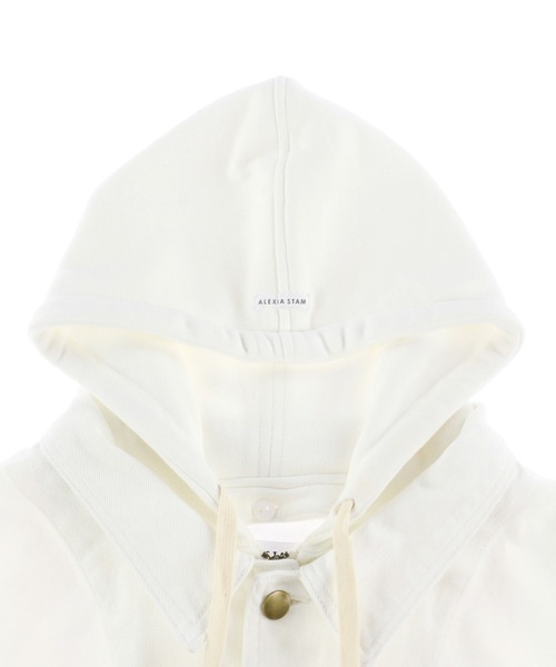アリシアスタン　フード付き　デニムジャケット オーバーサイズ ALEXIA STAM（アリシアスタン）の「Hooded Oversized Denim
