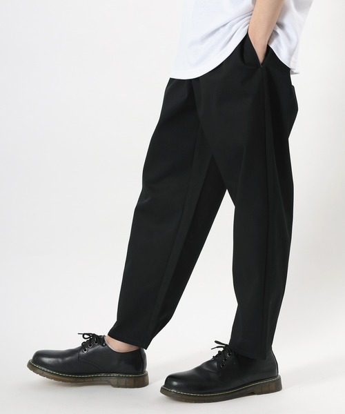 make a ray!（メイク ア レイ！）の「バルーンシルエット シェフパンツ イージーアンクルパンツ/テーパードパンツ（チノパンツ・メンズ・ベージュ/アイボリー/ブラック/カーキ/ブルー・S/L/M/XL）」の12枚目の写真