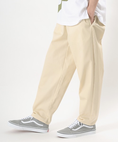 make a ray!（メイク ア レイ！）の「バルーンシルエット シェフパンツ イージーアンクルパンツ/テーパードパンツ（チノパンツ・メンズ・ベージュ/アイボリー/ブラック/カーキ/ブルー・S/L/M/XL）」の9枚目の写真