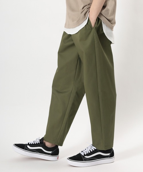 make a ray!（メイク ア レイ！）の「バルーンシルエット シェフパンツ イージーアンクルパンツ/テーパードパンツ（チノパンツ・メンズ・ベージュ/アイボリー/ブラック/カーキ/ブルー・S/L/M/XL）」の18枚目の写真