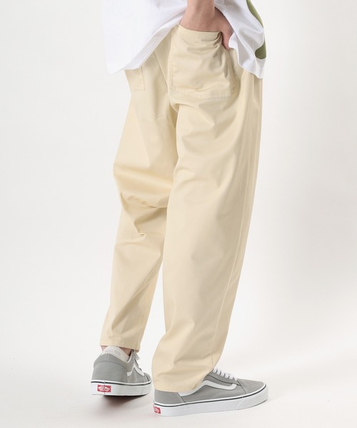 make a ray!（メイク ア レイ！）の「バルーンシルエット シェフパンツ イージーアンクルパンツ/テーパードパンツ（チノパンツ・メンズ・ベージュ/アイボリー/ブラック/カーキ/ブルー・S/L/M/XL）」の8枚目の写真