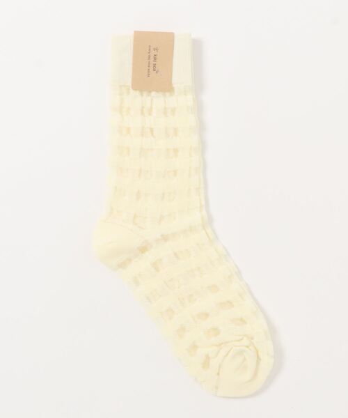 「kakko」(カッコ)の「レディース チェックシースルーソックス靴下 クルー丈(ソックス/靴下・レディース・J/K/F/C/A/H/G/B/E/I/D・FREE)」の20枚目の写真