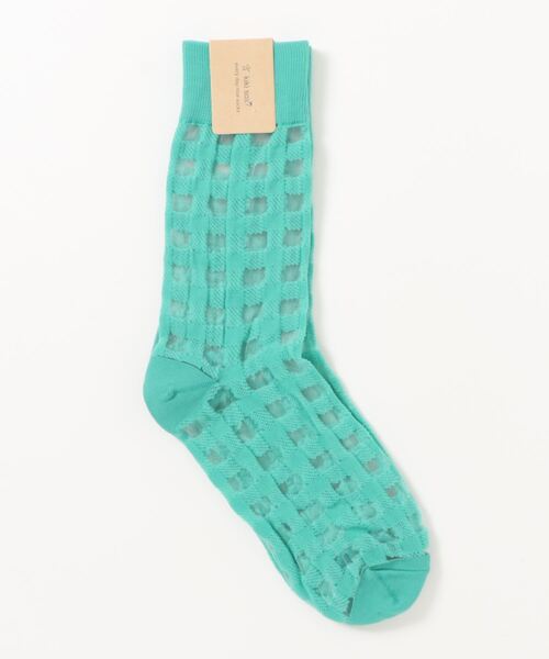 「kakko」(カッコ)の「レディース チェックシースルーソックス靴下 クルー丈(ソックス/靴下・レディース・J/K/F/C/A/H/G/B/E/I/D・FREE)」の21枚目の写真