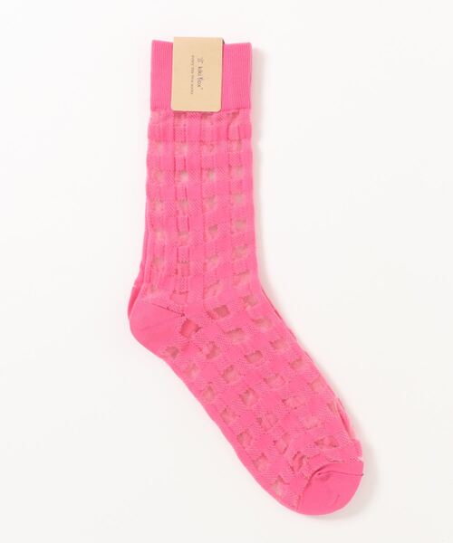 「kakko」(カッコ)の「レディース チェックシースルーソックス靴下 クルー丈(ソックス/靴下・レディース・J/K/F/C/A/H/G/B/E/I/D・FREE)」の22枚目の写真