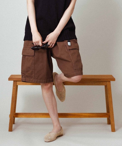 Gramicci（グラミチ）の「【GRAMICCI】別注COTTON TWILL CARGO SHORTS/UNISEX（その他パンツ・メンズ・ブラック/スミクロ/ブラウン・S/M/L/XL）」の3枚目の写真