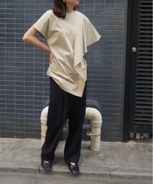 AZUL ENCANTO(アズールエンカント)の「センタープレスパンツ(その他パンツ・レディース・ホワイト/ブラック/ベージュ/パープル/イエロー/ブルー・FREE)」の18枚目の写真