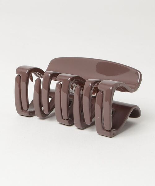 Dorothy Lang(ドロシーラング)の「Dorothy Lang/ドロシーラング/スクエアバンズ(バレッタ/ヘアクリップ・レディース・ブラウン/グリーン/チャコール/ベージュ・FREE)」の5枚目の写真