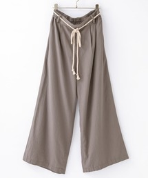 n'OrLABEL | 『風合いリネン混ワイドパンツ』(その他パンツ)