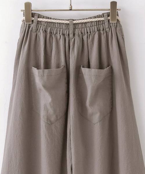 n'OrLABEL（ノアールレーベル）の「【廃盤】『風合いリネン混ワイドパンツ』（その他パンツ・レディース・カーキ/モカ/ネイビー/ブラック・2/1）」の10枚目の写真