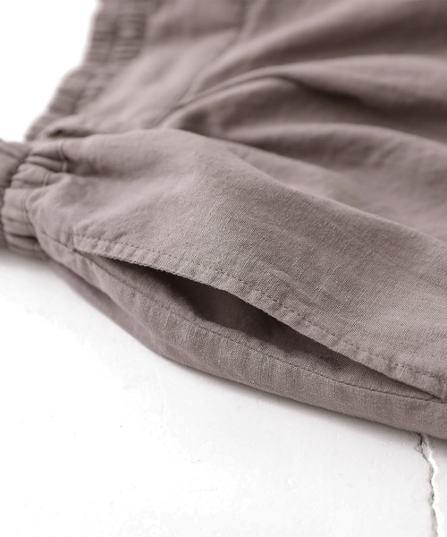 n'OrLABEL（ノアールレーベル）の「【廃盤】『風合いリネン混ワイドパンツ』（その他パンツ・レディース・カーキ/モカ/ネイビー/ブラック・2/1）」の11枚目の写真