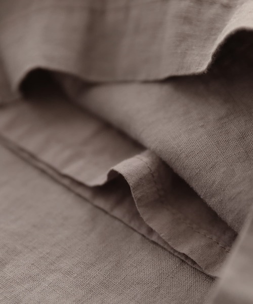 n'OrLABEL（ノアールレーベル）の「【廃盤】『風合いリネン混ワイドパンツ』（その他パンツ・レディース・カーキ/モカ/ネイビー/ブラック・2/1）」の12枚目の写真