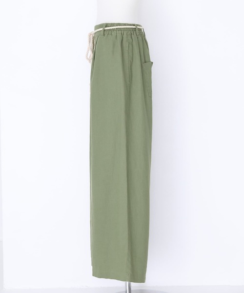 n'OrLABEL（ノアールレーベル）の「【廃盤】『風合いリネン混ワイドパンツ』（その他パンツ・レディース・カーキ/モカ/ネイビー/ブラック・2/1）」の22枚目の写真