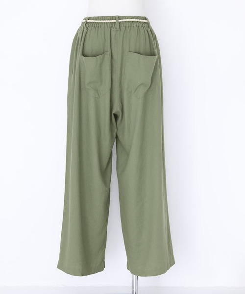 n'OrLABEL（ノアールレーベル）の「【廃盤】『風合いリネン混ワイドパンツ』（その他パンツ・レディース・カーキ/モカ/ネイビー/ブラック・2/1）」の21枚目の写真