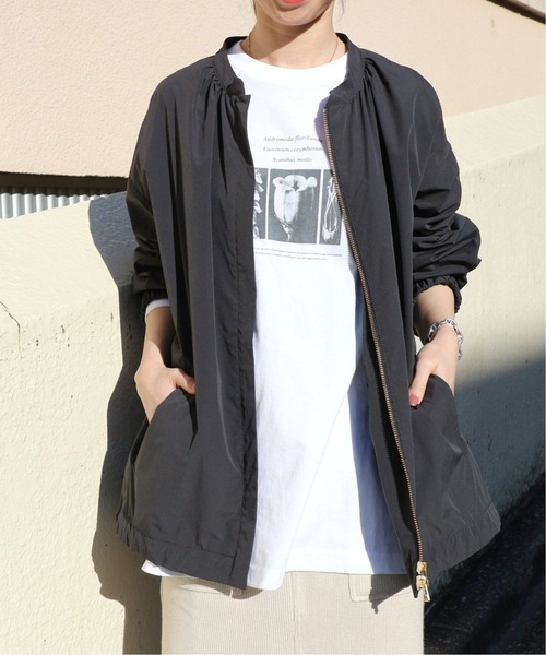 SLOBE IENA（スローブイエナ）の「ノーカラーギャザーブルゾン