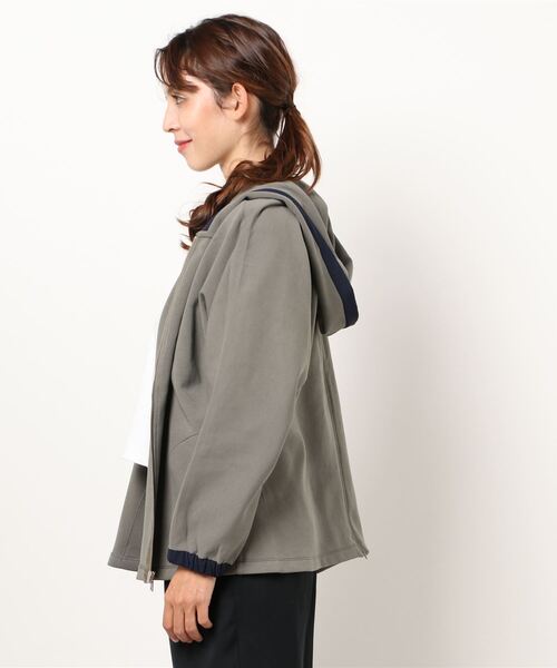 179/WG(イチナナキュウダブルジー)の「バックファスナーパーカー(パーカー・レディース・グレー/ブラック・FREE)」の10枚目の写真