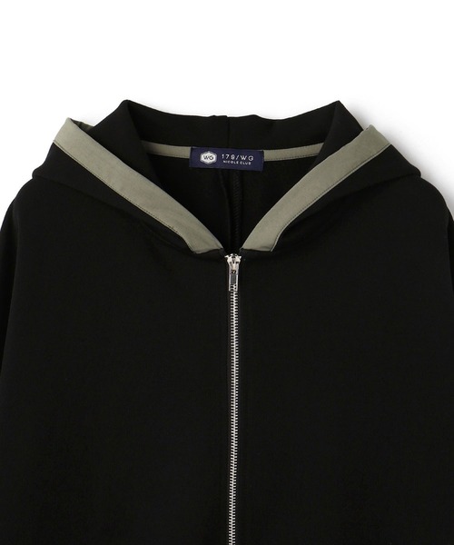 179/WG(イチナナキュウダブルジー)の「バックファスナーパーカー(パーカー・レディース・グレー/ブラック・FREE)」の7枚目の写真