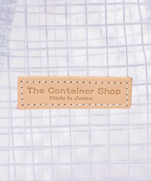The Container Shop（ザ コンテナショップ）の「The Container Shop: PVC マルシェバッグ◇（ハンドバッグ・レディース・ホワイト/オレンジ・ONE SIZE）」の4枚目の写真