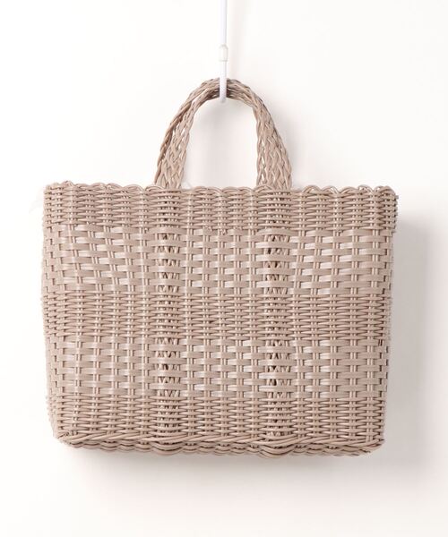 m.soeur（エムスール）の「【ZOZO限定】スズランレースのメルカドバッグ＊（ハンドバッグ・レディース・ベージュ/グレー・FREE）」の9枚目の写真