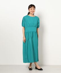 BLUEEAST | リボン付きパフスリーブワンピース(ワンピース)