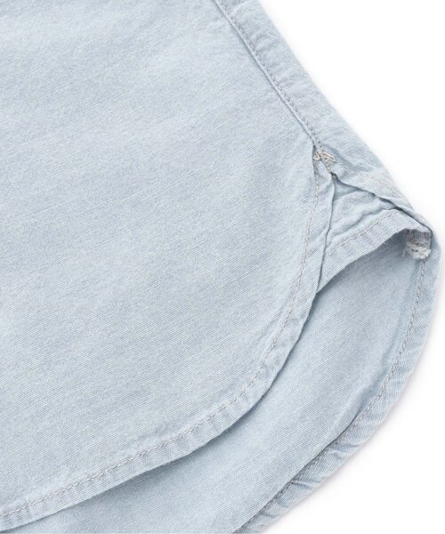 F.O.KIDS（エフオーキッズ）の「ワイドシャツ（シャツ/ブラウス・キッズ・ブルー/ストライプ/チェック・80/140/100/120/90/110/130/95）」の7枚目の写真