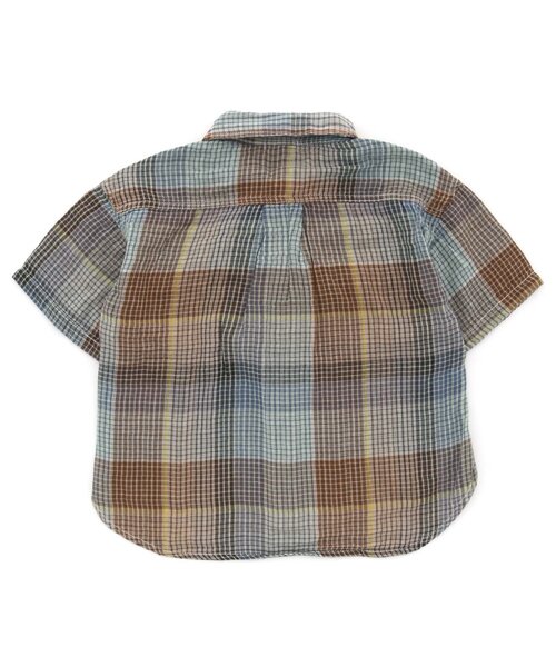 F.O.KIDS（エフオーキッズ）の「ワイドシャツ（シャツ/ブラウス・キッズ・ブルー/ストライプ/チェック・80/140/100/120/90/110/130/95）」の6枚目の写真