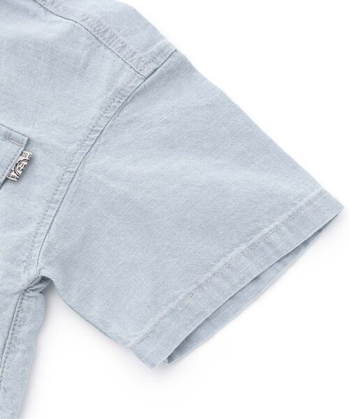 F.O.KIDS（エフオーキッズ）の「ワイドシャツ（シャツ/ブラウス・キッズ・ブルー/ストライプ/チェック・80/140/100/120/90/110/130/95）」の16枚目の写真