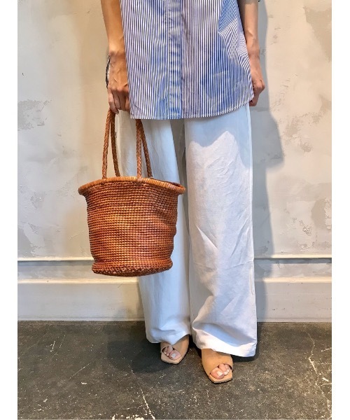 BEARDSLEY（ビアズリー）の「《dragon / ドラゴン》レザーメッシュバッグ（トートバッグ・レディース・キャメル/ブラック・FREE）」の8枚目の写真