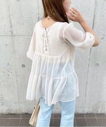 【apres jour clair】2wayチュニックブラウス【ZOZOTOWN限定アイテム】