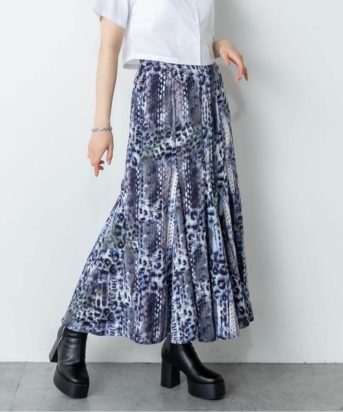 RASVOA（ラスボア）の「マルチ切替マーメイドスカート（スカート・レディース・ベージュ/ブルー・FREE）」の2枚目の写真