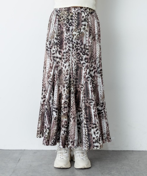 RASVOA（ラスボア）の「マルチ切替マーメイドスカート（スカート・レディース・ベージュ/ブルー・FREE）」の21枚目の写真