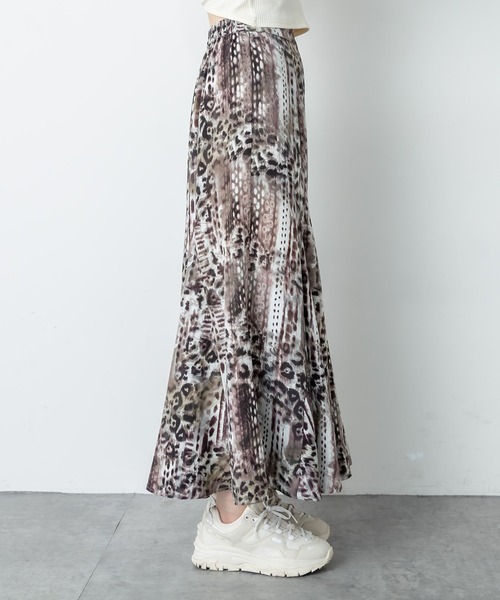 RASVOA（ラスボア）の「マルチ切替マーメイドスカート（スカート・レディース・ベージュ/ブルー・FREE）」の15枚目の写真