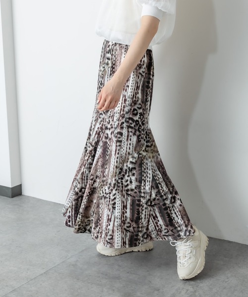 RASVOA（ラスボア）の「マルチ切替マーメイドスカート（スカート・レディース・ベージュ/ブルー・FREE）」の17枚目の写真