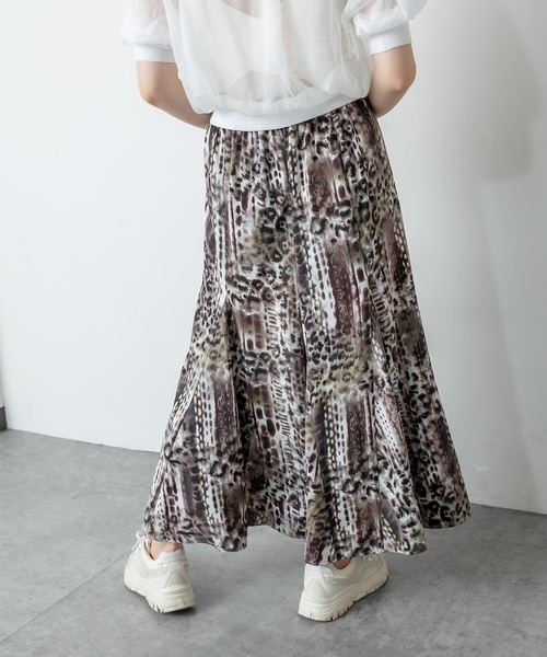 RASVOA（ラスボア）の「マルチ切替マーメイドスカート（スカート・レディース・ベージュ/ブルー・FREE）」の11枚目の写真