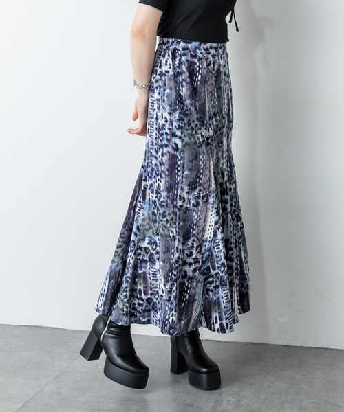 RASVOA（ラスボア）の「マルチ切替マーメイドスカート（スカート・レディース・ベージュ/ブルー・FREE）」の10枚目の写真