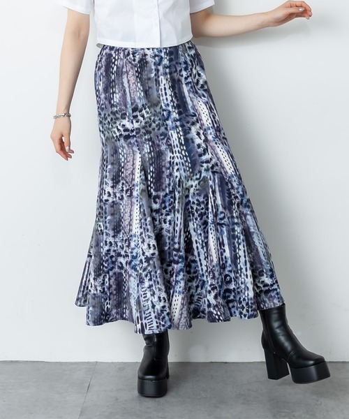 RASVOA（ラスボア）の「マルチ切替マーメイドスカート（スカート・レディース・ベージュ/ブルー・FREE）」の19枚目の写真