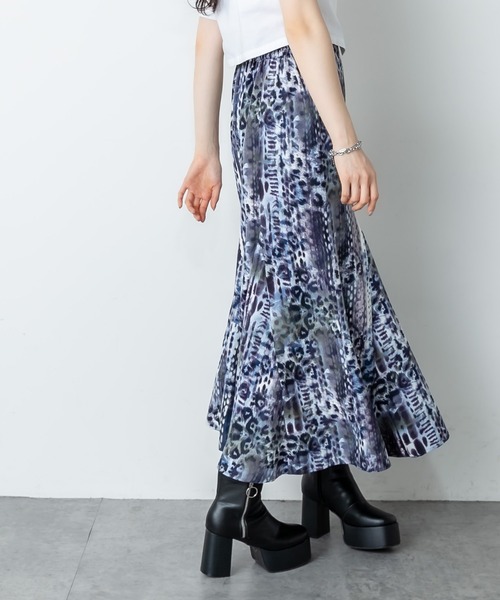 RASVOA（ラスボア）の「マルチ切替マーメイドスカート（スカート・レディース・ベージュ/ブルー・FREE）」の13枚目の写真