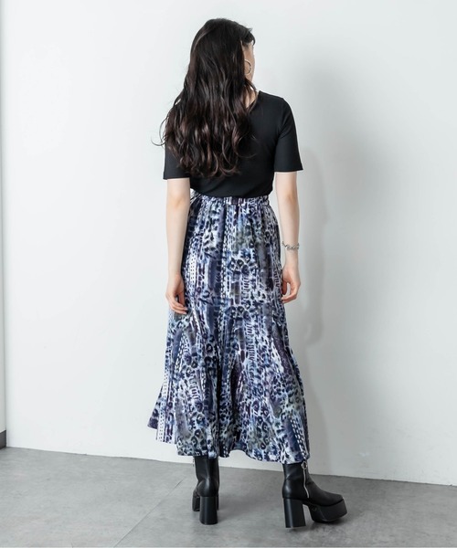 RASVOA（ラスボア）の「マルチ切替マーメイドスカート（スカート・レディース・ベージュ/ブルー・FREE）」の14枚目の写真