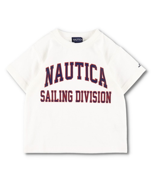 NAUTICA（ノーティカ）の「【NAUTICA/ノーティカ】カレッジロゴTシャツ（Tシャツ/カットソー・キッズ・レッド/オフホワイト/ネイビー・130cm/150cm/100cm/120cm/140cm/110cm）」の6枚目の写真