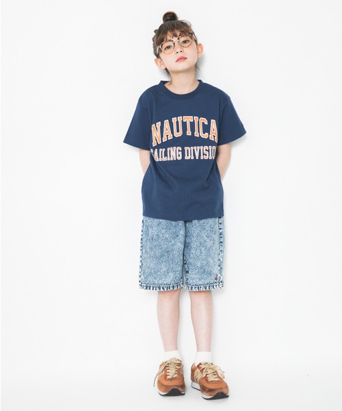 NAUTICA（ノーティカ）の「【NAUTICA/ノーティカ】カレッジロゴTシャツ（Tシャツ/カットソー・キッズ・レッド/オフホワイト/ネイビー・130cm/150cm/100cm/120cm/140cm/110cm）」の5枚目の写真