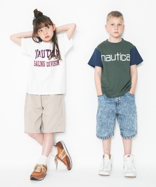 NAUTICA（ノーティカ）の「【NAUTICA/ノーティカ】カレッジロゴTシャツ（Tシャツ/カットソー・キッズ・レッド/オフホワイト/ネイビー・130cm/150cm/100cm/120cm/140cm/110cm）」の10枚目の写真