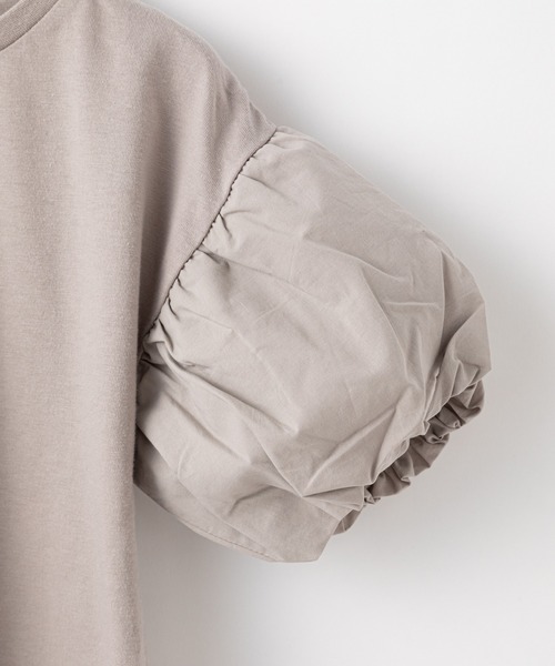 CIAOPANIC TYPY（チャオパニックティピー）の「【KIDS】ボリュームフリルTee（Tシャツ/カットソー・キッズ・グレー/ブラック/ピンク・X-LARGE/SMALL/MEDIUM/LARGE/XX-LARGE）」の6枚目の写真