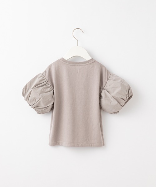 CIAOPANIC TYPY（チャオパニックティピー）の「【KIDS】ボリュームフリルTee（Tシャツ/カットソー・キッズ・グレー/ブラック/ピンク・X-LARGE/SMALL/MEDIUM/LARGE/XX-LARGE）」の4枚目の写真