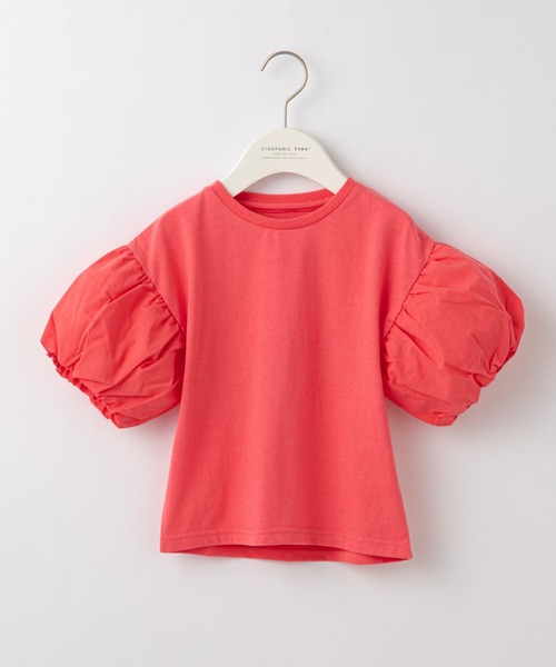 CIAOPANIC TYPY（チャオパニックティピー）の「【KIDS】ボリュームフリルTee（Tシャツ/カットソー・キッズ・グレー/ブラック/ピンク・X-LARGE/SMALL/MEDIUM/LARGE/XX-LARGE）」の19枚目の写真