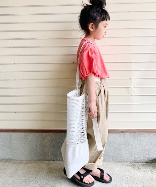 CIAOPANIC TYPY（チャオパニックティピー）の「【KIDS】ボリュームフリルTee（Tシャツ/カットソー・キッズ・グレー/ブラック/ピンク・X-LARGE/SMALL/MEDIUM/LARGE/XX-LARGE）」の18枚目の写真