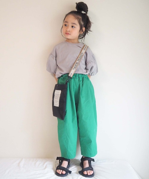 CIAOPANIC TYPY（チャオパニックティピー）の「【KIDS】ボリュームフリルTee（Tシャツ/カットソー・キッズ・グレー/ブラック/ピンク・X-LARGE/SMALL/MEDIUM/LARGE/XX-LARGE）」の12枚目の写真