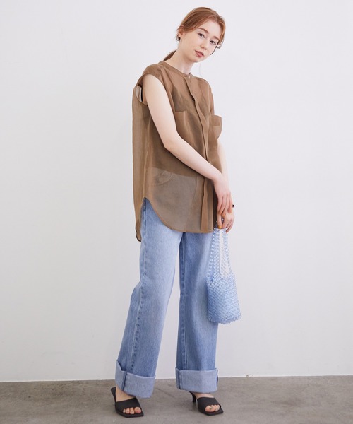 ROLLA'S（ローラス）の「【ROLLA'S】 HEIDI デニム（デニムパンツ・レディース・サックスブルー・36/34）」の3枚目の写真