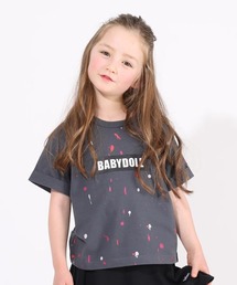 BABYDOLL | 親子お揃い ペイントTシャツ 5258K(Tシャツ/カットソー)