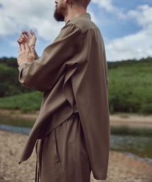 LIDNM（リドム）の「WOOL RAYON SLIT SHIRT（シャツ/ブラウス・メンズ）」