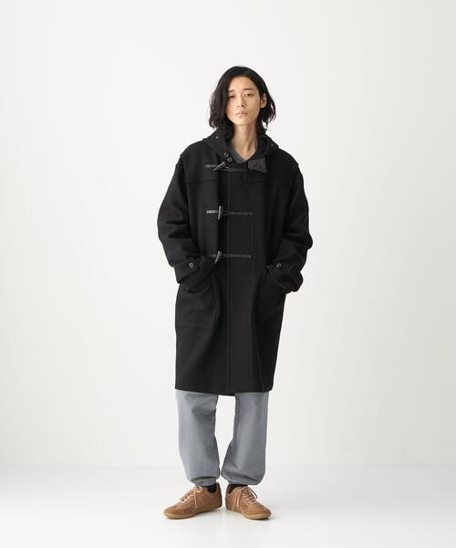 CITEN(シテン)の「<CITEN(シテン)>ウール ダッフルコート(ダッフルコート・メンズ・ブラック/モカ・M/L)」の7枚目の写真